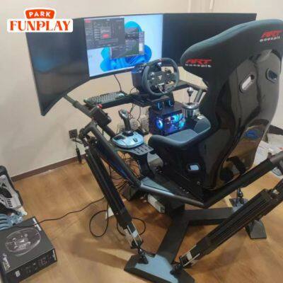 6DOF VR F1 Racing Simulator Full Motion Rig for PC PS5 Xbox Realistic Feel Multi-Game Support Immersive Experience
