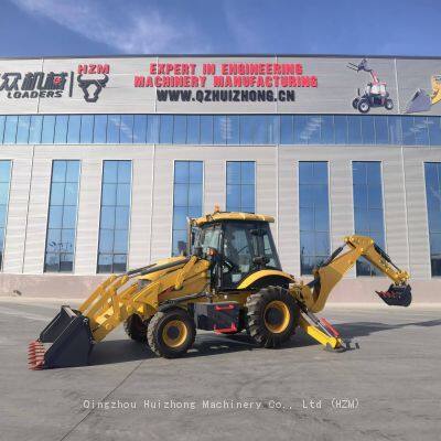 HZM Bachoe Loader for Sale With CE Certification Factory Price Diesel-hydraulic