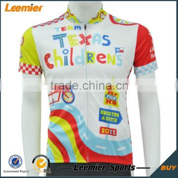 High quality custom sublimated printing cycling jersey