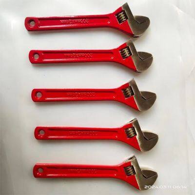 China Manufacturer Non Sparking Adjustable Spanner Copper Alloy Shifting Spanner Monkey Spanner photo-5