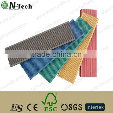 2014 Superior, Eco and natural construction material, rainbow color, colorful WPC decking, wood plastic composite