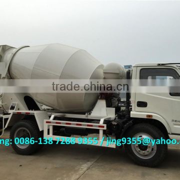 Senegal Iveco H300 Yuejin 3 cubic meters small concrete mixer truck price