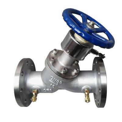 High quality digital locking balance valve stainless steel balance valve
