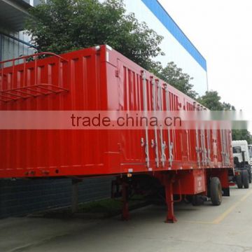 2015 Factory supply high quality semi-trailer,3 axle cargo box semi trailer