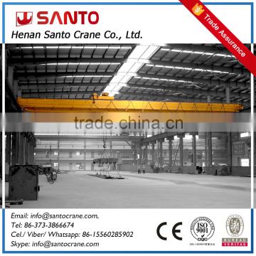 Top running workshop overhead crane 25ton double beam for Steel Lifting