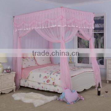 SHUI BAO Romantic Folding Stainless Steel Single door Palace Mosquito Net