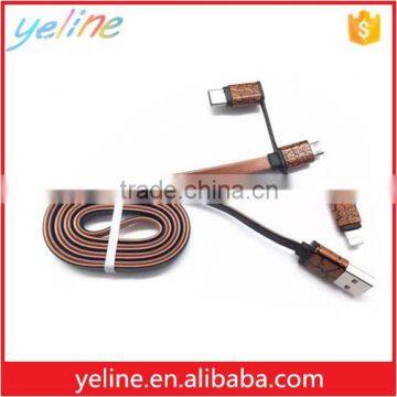 New Premium 4 in 1 Noodle Usb Cable Bulk, Usb Type c Cable photo-3