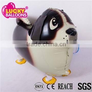 China mylar balloon EN71approved inflatable foil dog walking balloon