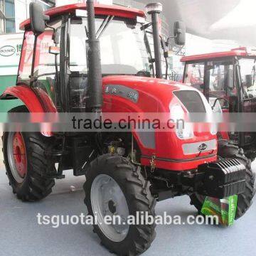 AC Cabin 80hp tractor made in china farming tractor low price list