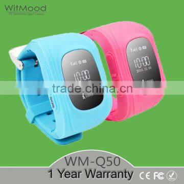 witmood 2016 Q50 gps watch tracker for kids,wrist watch pedometer for kids,smart baby watch                        
                                                Quality Choice