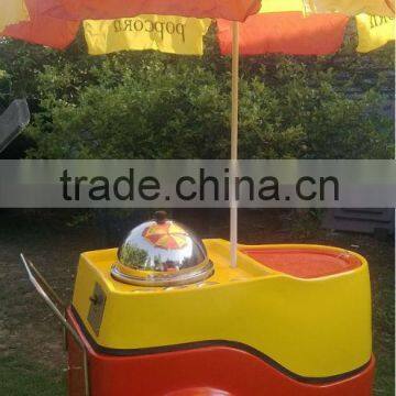 Attractive steam corn cart