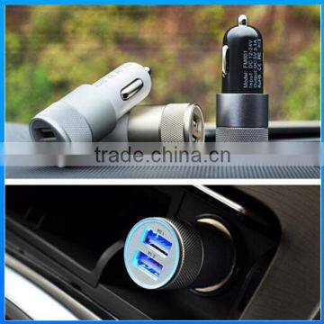 USB car charge 2 port with high charging and high quality Shenzhen