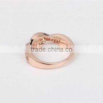 New Arriving 10k Rose Gold Jewellery Luxury Ring Woman photo-3