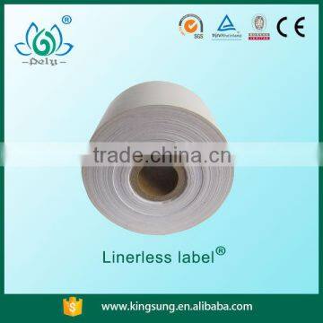Blank Thermal Transfer Linerless Label Paper Rolls photo-5