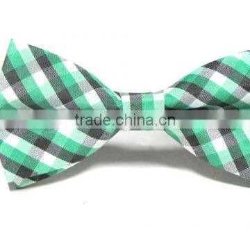 New Style Plaid Kids Bowties 100% Cotton Baby Accessories Children Bowtie