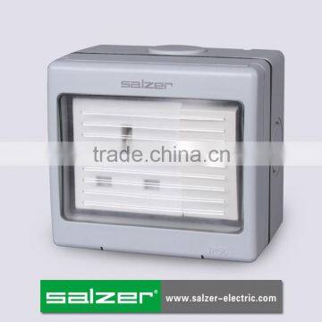 Salzer switch socket IP56 weatherproof