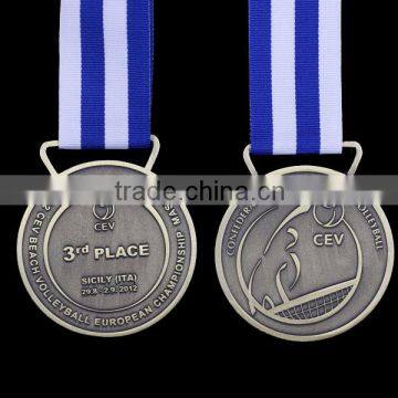 Medal Ribbon,brass,antique Brass Plated Without Long Ribbon,2 Inch photo-3