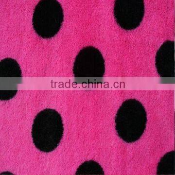 100%polyester Minky Dot Fabric by the Yard photo-3