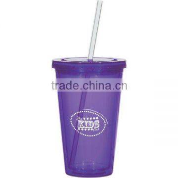 Plastic Double Wall Cup - 22OZ Double Wall Tumbler 16oz photo-3