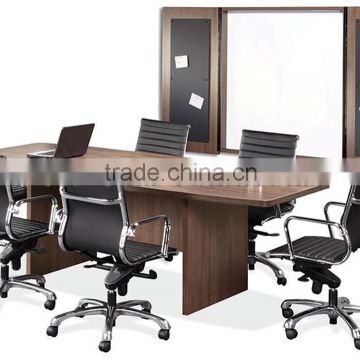 Modern wood meeting table with power socket(SZ-MT038-1)