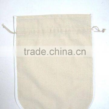 Cotton Drawstring Pouch With Natural Color