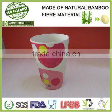 new decal eco friendly cup bamboo cup