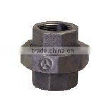 galvanized black male threaded hexagon union brass seat malleable cast iron pipe fittings