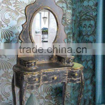 antique wooden toilet table