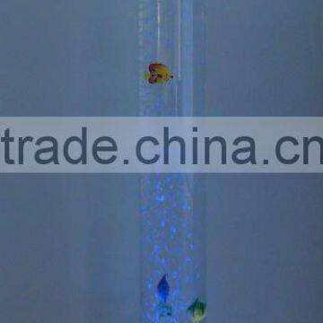 120cm led large bubble column and plastic base bubble column