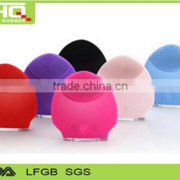 FDA/LFGB approval popular cleansing electronic powder facial brush