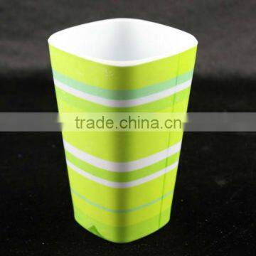 Square melamine plastic mug cups 100% melamine