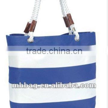 fashion ladies stripe beach bag 2012