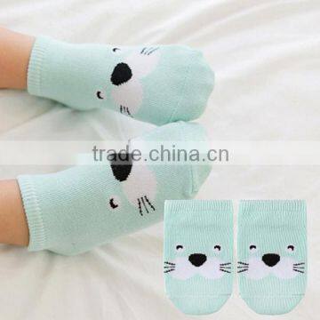 Lovely baby custom 3d cartoon tube sock