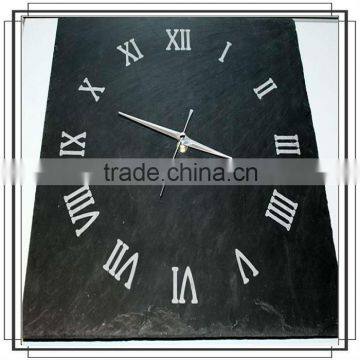 Interesting slate gifts, black slate clock.