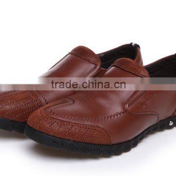 Comfortable Men's Genuine Leather Slip-On Loafers Sports Shoes