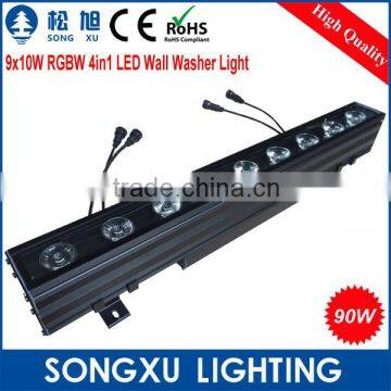 intelligent 9x10w rgbw 4in1 led wash stage light