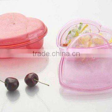 hot sale plastic heart shape pill box