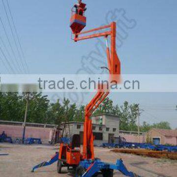 articulated boom lift platform man lift price