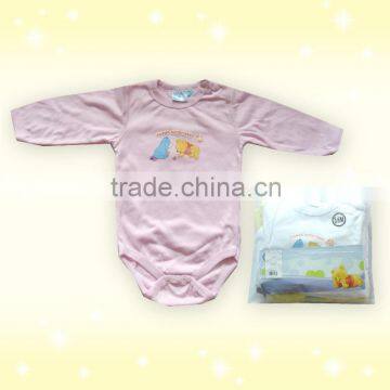 organic cotton baby underwear 2016 baby underwear set Winnie the Pooh baby body