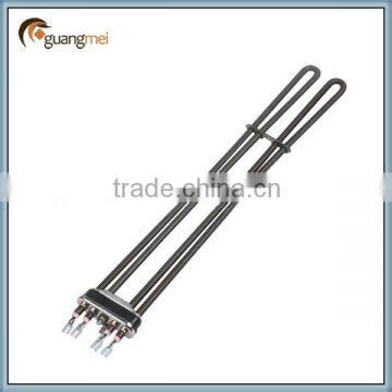 Stainless steel tube heating element for washing machine