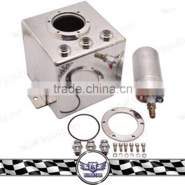 2L Aluminum Fuel Surge Tank + 044 Fuel Pump