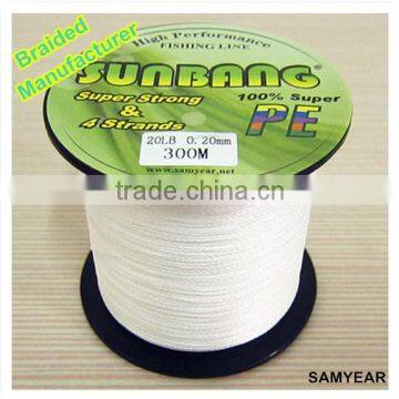 Zhejiang Outdoor Fishing Tackle Chinese PE Braid Fishing Line 4 Strands 5pcs/box