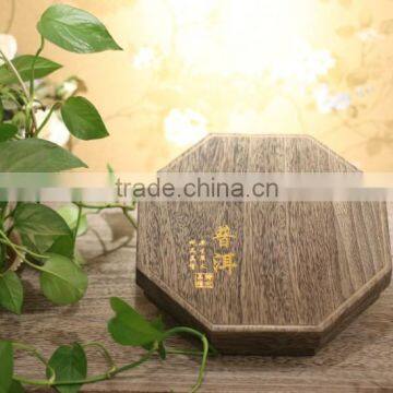 Customized Pine material wooden tea box