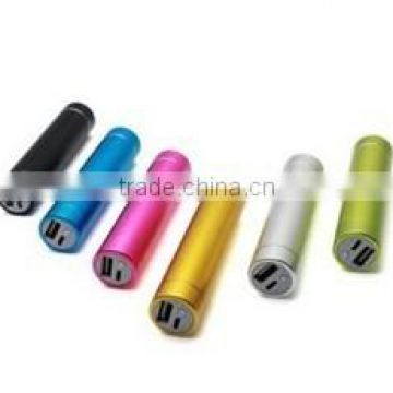 Mini Low Capacity Cylindrical Power Bank 2600mAh for Mobile Phone