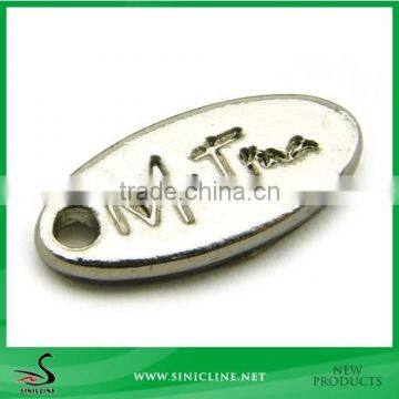 Sinicline Classic Round Metal Logo Plate for Handbag photo-1