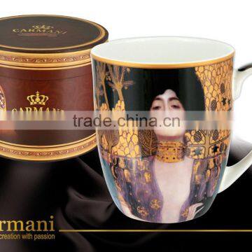 CARMANI judith MUG with GUSTAV KLIMT design
