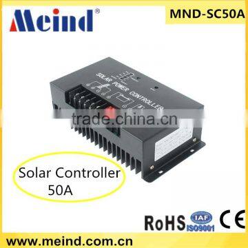 50A 12v/24v auto solar charge controller for home solar system