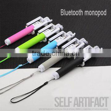 hotsale pocket deisgn mini wireless monopod selfie stick in tripod