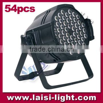 RGBW 54x3w LED Par Light led par,3w RGBW led par light,54pcs led par can