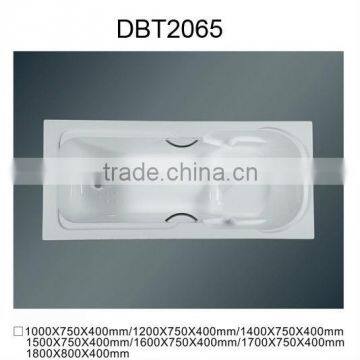 DBT2065 acrylic cheap small bathtub